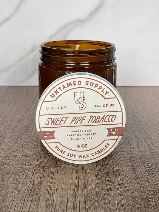 Sweet Pipe Tobacco Candle