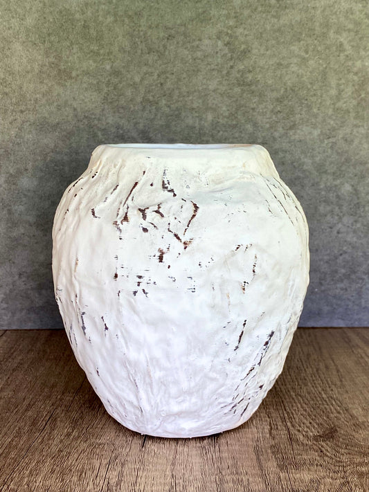 Ambrosine Vase White