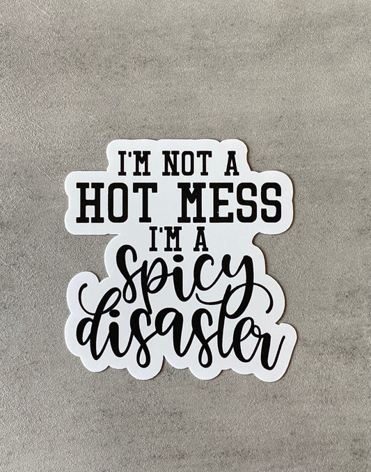 Spicy Disaster Vinyl Sticker