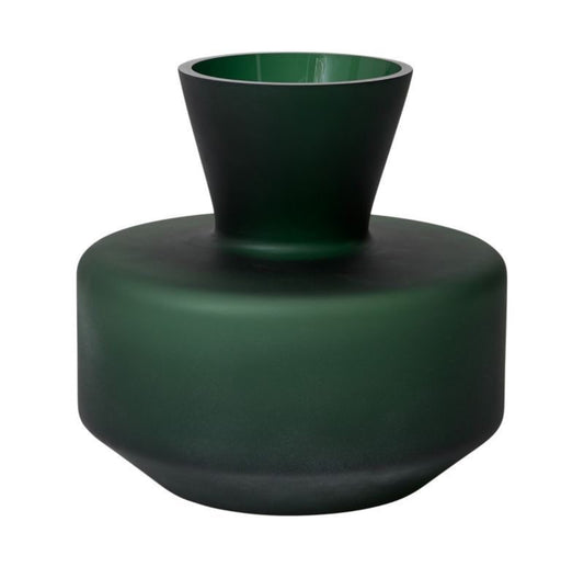 6" Dark Forest Green Sanford Vase