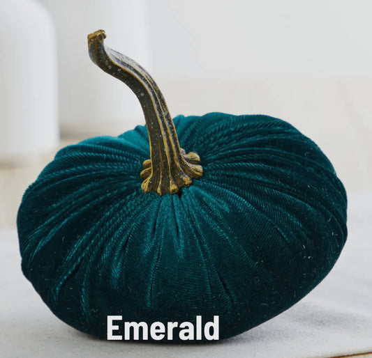 Small Velvet Pumpkin