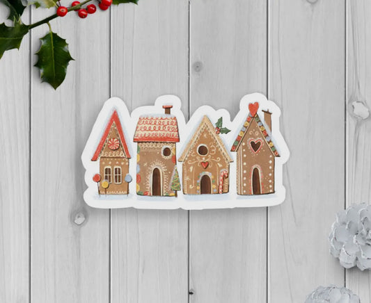 Ginger Bread House Vinyl Sticker